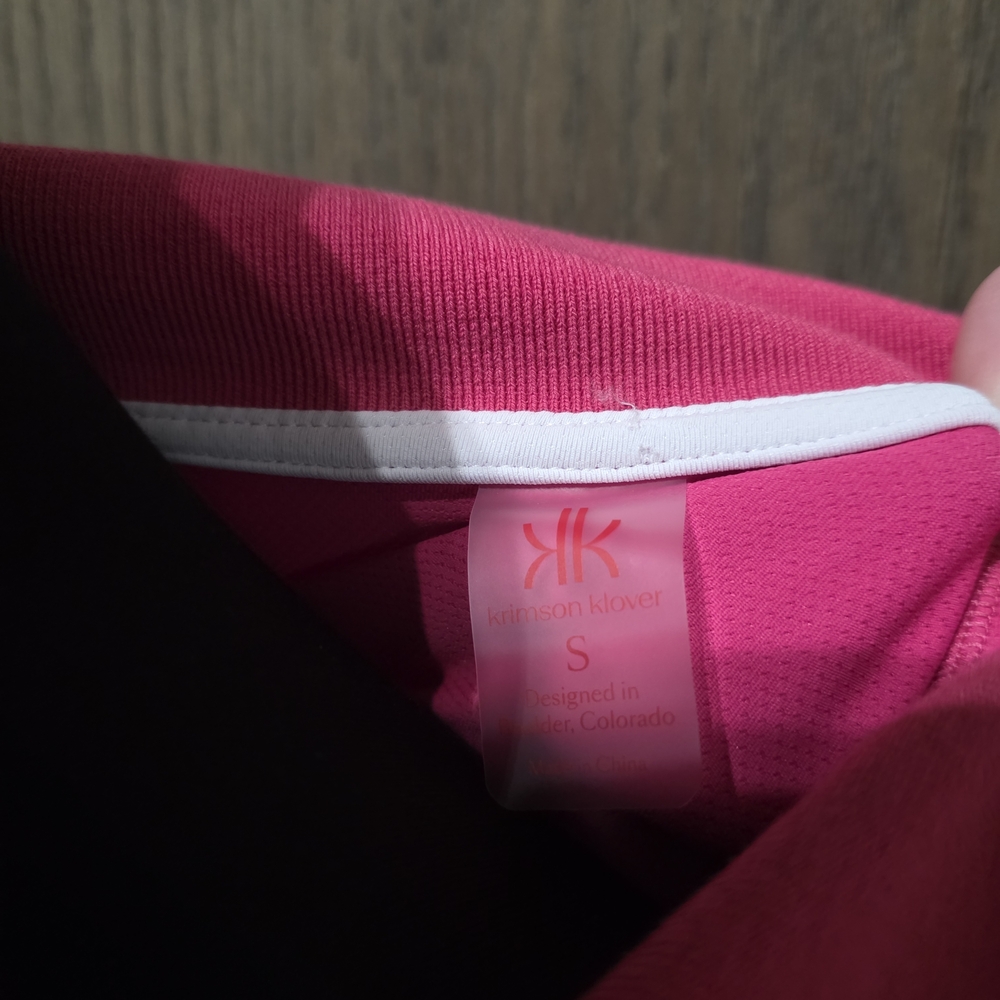 LAST CHANCE Krimson Klover Half Zip Polo - Picture 3 of 3